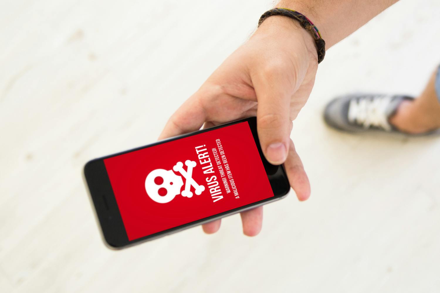 Malware på mobiltelefon